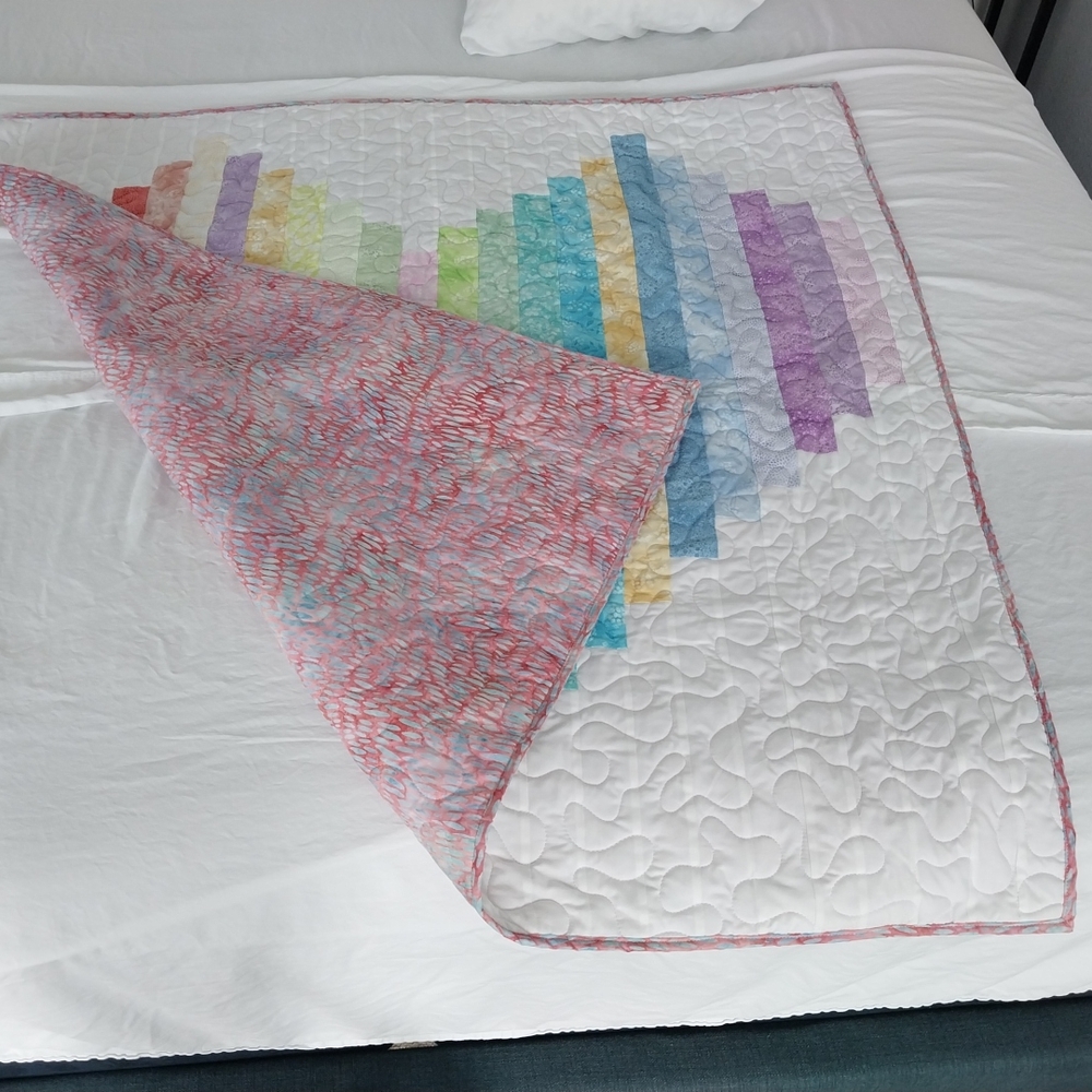 Multicolor Heart Quilt - Picture 3 of 7